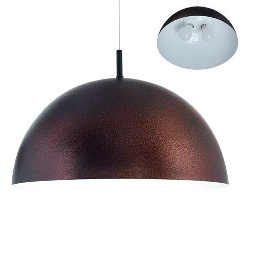 COLGANTE  MEDID ESFERA 1 E27W 55cm COBRE VIEJO 0306/DM